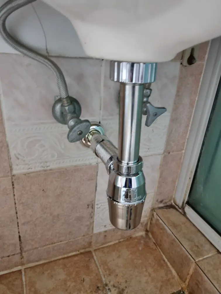 세면대 폽옵 교체 6